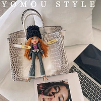 Узор змеи белый (прямая кукла)