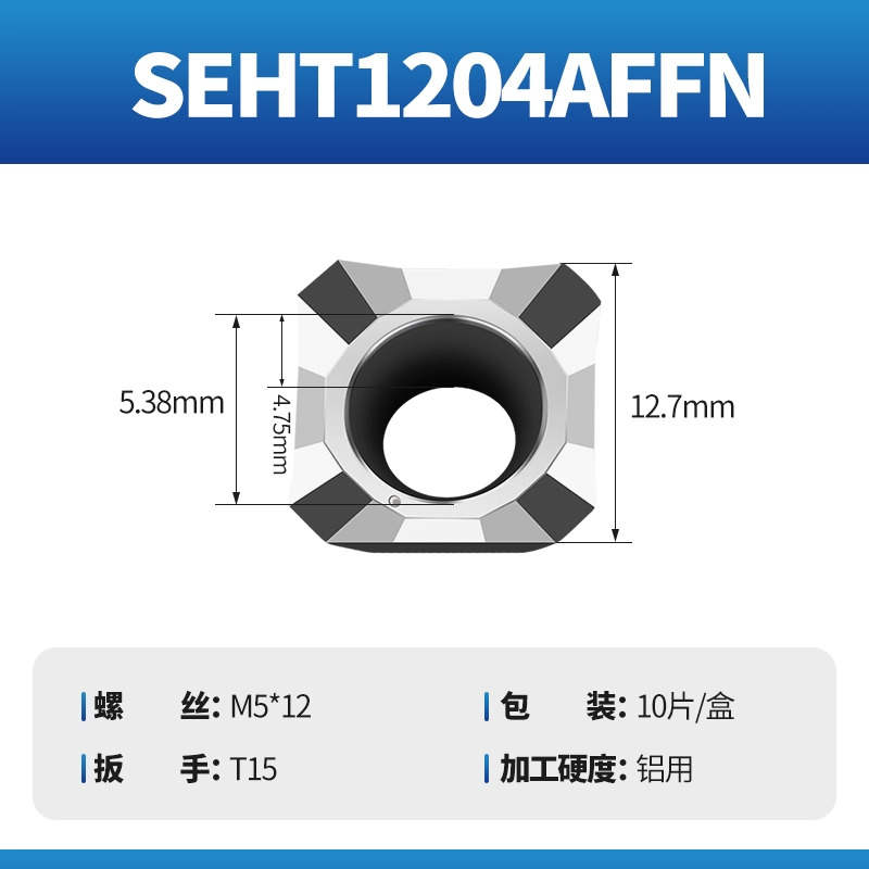 Máy phay đầu cắt nhôm cầu có độ bóng cao Trung tâm gia công đầu cắt bay Đầu dao phay mặt CNC Đầu dao phay CNC 400R Phụ tùng máy phay