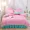 Bộ đồ giường màu đỏ bộ bốn bộ công chúa phong cách ren chăn tấm trải giường ba bộ giường ngủ giường bông giặt - Bộ đồ giường bốn mảnh