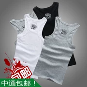 Áo vest nam nam mới mùa hè và mùa thu tự canh kín vest vest nam cá tính vòng cổ chạm đáy trái tim