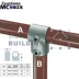 42/48 thép lan can phụ kiện kết nối fastener doanh sửa chữa thành viên cầu thang tay vịn thép ốc vít đồng hồ vôn Thiết bị & dụng cụ