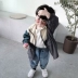 Áo khoác bé trai mùa xuân và mẫu mùa thu 2019 phiên bản Hàn Quốc mới của bé phối màu áo khoác trẻ em áo nước ngoài thủy triều - Áo khoác áo phao cho bé trai Áo khoác
