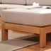 Miếng đệm xốp gỗ rắn gỗ gụ ghế đệm sofa miếng bọt biển pad dày cộng với cứng văn phòng tăng đệm tùy chỉnh Ghế đệm / đệm Sofa