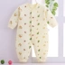 Babyiesies mùa thu và mùa đông cotton của phụ nữ ấm áp romper dài tay mùa đông nam quần áo trẻ em quần áo mùa thu quần áo trẻ sơ sinh Áo liền quần