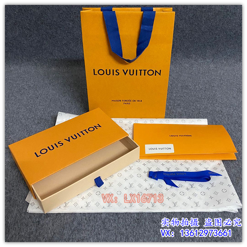 Large Long Clip Box Suit (Can Be Packed In Three In One)special counter original edition LV high-grade paper bag packing Bag belt clothes scarf wallet Dustproof bag Gift bag Gift box