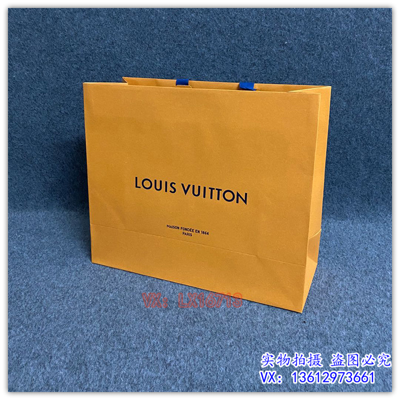 Original Oversize Bagspecial counter original edition LV high-grade paper bag packing Bag belt clothes scarf wallet Dustproof bag Gift bag Gift box