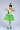 Ngày của trẻ em trang phục cỏ bồ công anh váy bông mịn girl biểu diễn trang phục hoa nhài khiêu vũ - Trang phục