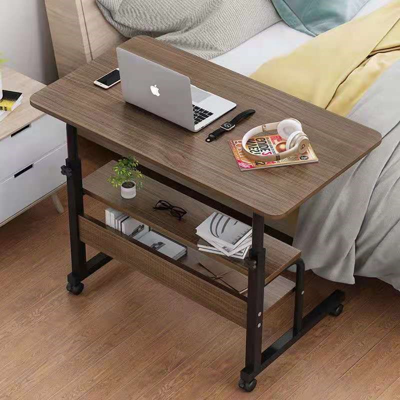 电脑桌简易家用卧室懒人宿舍简约小桌子床上书桌升降可移动床边桌