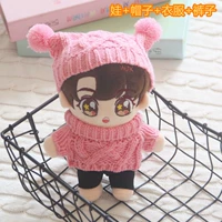 Комплект с буквами с косичкой