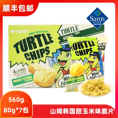 SAM Member Store New Big Package 481 грамм Good Liyou Южная Корея импортировал хрустящие волны с сладкой кукурузой в волнах