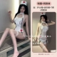 Đồng phục y tá cos đồng phục y tá nguyên chất Desire hottie nơ váy ngủ trang phục cosplay đồng phục nhà đồng phục mùa hè thoáng khí