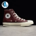 Converse 1970s Converse Samsung tiêu chuẩn rượu vang đỏ thấp để giúp giày vải cao 162059C 162051C giày nữ bitis Plimsolls