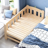 Кроватка из натурального дерева, детское ограждение для мальчиков и девочек для приставной кровати