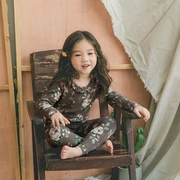 Bộ quần áo mùa thu cho bé trai và bé gái Bộ đồ lót cotton cho bé 3-6-9 tuổi - Quần áo lót
