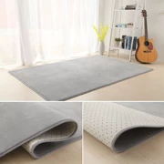 Thảm trải sàn đơn giản đạp mat giường trước chăn trượt bàn trang điểm thảm phòng ngủ Bắc Âu mềm mại rắn màu sáng tạo