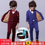 Детский классический костюм, демисезонная куртка, костюм мальчика цветочника для мальчиков, в корейском стиле, детская одежда