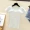 Băng lụa ngắn tay t-shirt nữ 2018 new Han Fan Xia phần mỏng Slim ice gai hoang dã đen trắng áo len áo sơ mi