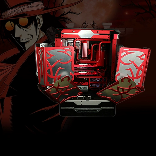 Fuxk Yingguang H-Tower Host I9 13900K M15E RTX4090 Hellsing Water Cooling Computer