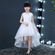 Trẻ em của công chúa váy mùa hè 2018 new host wedding dress cô gái ăn mặc sáu một cô gái hoa trailing váy