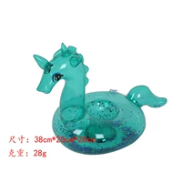 Зеленый прозрачный единорог