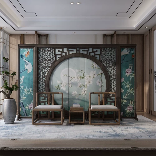 Отельное современное украшение для гостиной для спальни для офиса, китайский стиль