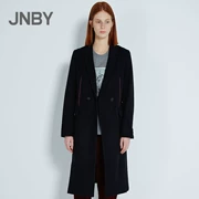 Áo khoác nữ JNBY Giang Nam Ole Mùa thu và mùa đông Áo dài bằng vải len dài 5G821223 - Trung bình và dài Coat