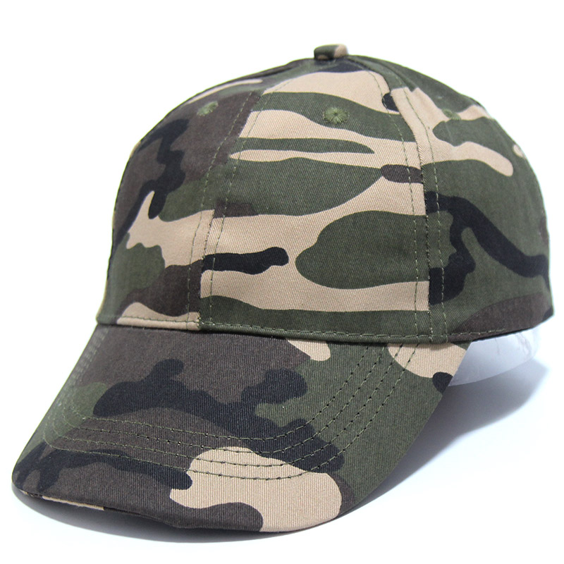 Big Hat (4 Camouflage)Hat children Sun hat Student tide outdoors adult Baseball cap print logo Camouflage cap diy Embroidered words set