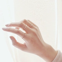 Матовое милое минималистичное дизайнерское золотое кольцо из нержавеющей стали, розовое золото