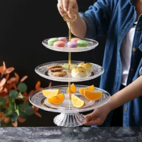 Пластиковая пластинка с закусками диск конфеты творческая современная гостиная кофейня секс дома многопрофессиональная рама торта с двойным слоем