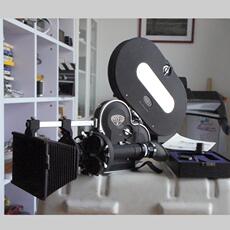 Камера 1950s德国古董阿莱arriflex 16毫米16mm老式电影胶片摄影机带外箱