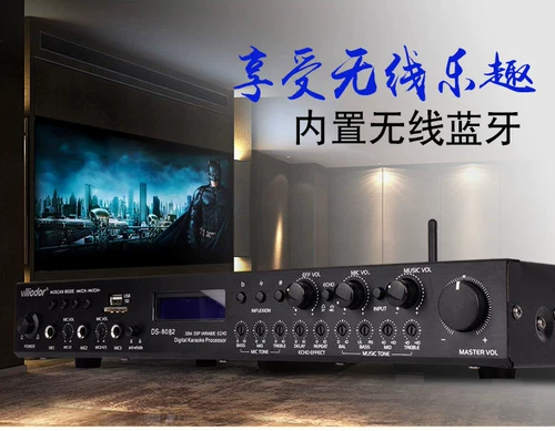 KTV Front -Stage Effects Effects караоке -эндоер профессиональный сцену человеческий голосовой процессор Microphone встроенный -в Bluetooth