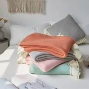 Mỹ xuất khẩu của dệt kim bông ngủ giường chăn khăn mền che cửa hàng văn phòng mùa xuân và mùa thu thường chăn - Ném / Chăn