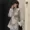 Phong cách Harajuku oversize lỏng lẻo đầu trùm đầu thêu thư dài tay giả hai mảnh siêu lửa áo len bất thường mùa thu áo khoác nữ cao cấp