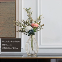 Железное искусство бутылка U +Осенняя розовая букет