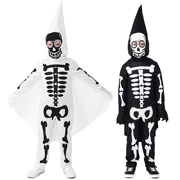 Trang phục hóa trang Halloween xuyên biên giới thương mại nước ngoài trẻ em hiệu suất đồng hồ trang phục hóa trang xương ma trang phục hóa trang