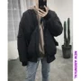 Winter OVERSIZE Cổ áo bóng chày dày của nam giới áo bomber