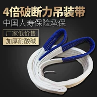 Xích nịt phẳng với 1 tấn 2 tấn 3 tấn 5 tấn 10 tấn cần cẩu nylon kéo dây kéo công cụ nâng dây trắng - Dụng cụ thủy lực / nâng 	ròng rọc dây xích