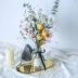 chau nhua Hoa hồng khô Hoa phong cách Bắc Âu trang trí nhà trang trí Bạch đàn hoa bất động sản trong mạng màu đỏ nhỏ món quà tươi bó hoa giỏ sắt treo chậu hoa ban công Vase / Bồn hoa & Kệ