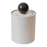 Кремовый абрикос+темно -серый шарик