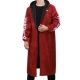Cross -Knee Letter Dark Red [Добавить бархат] xxl