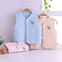 Áo vest cotton cho bé mùa thu đông xuân mẫu áo len gile trẻ em 