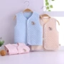 Áo vest cotton cho bé mùa thu đông xuân mẫu áo len gile trẻ em 