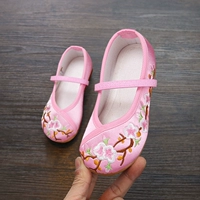 Детские этнические слипоны для принцессы, детская обувь, этнический стиль, китайский стиль