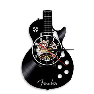 Кросс-бортр Rock Музыка Арт настенные часы Часы Часы Часы Часы Музыкальный инструмент Гитара Этилен Ресерийум