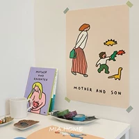 Скандинавское украшение для детской комнаты, постер для матери, скандинавский стиль