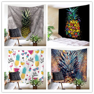 Fan Wei nhà Bắc Âu cá tính dứa bạt tường trang trí chăn tấm thảm tường vải nền vải khăn trải bàn rèm