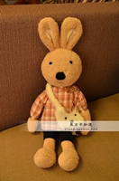 Розовая сумка на плече коричневый кролик