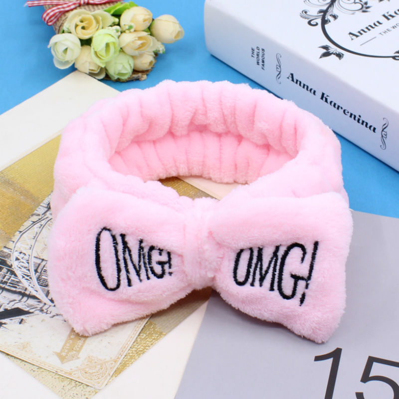 [Butterfly] Pinkthe republic of korea wash one 's face Hair band lovely Simplicity Internet celebrity Place a mask on the face Headband hair hoop female Hair bundle Headwear Headband Gargle Make up