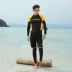 Bộ đồ lặn đôi nam nữ chia tay dài quần sứa quần áo snorkeling lướt bộ đồ bơi chống nắng nhanh khô Hàn Quốc - Vài đồ bơi Vài đồ bơi