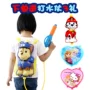 Ba lô súng nước đồ chơi Wang Wang đội ice tuyết Pei Qi trẻ em của đồ chơi súng nước ba lô phong cách chàng trai và cô gái kéo kéo nước đồ chơi cho trẻ 1 tuổi